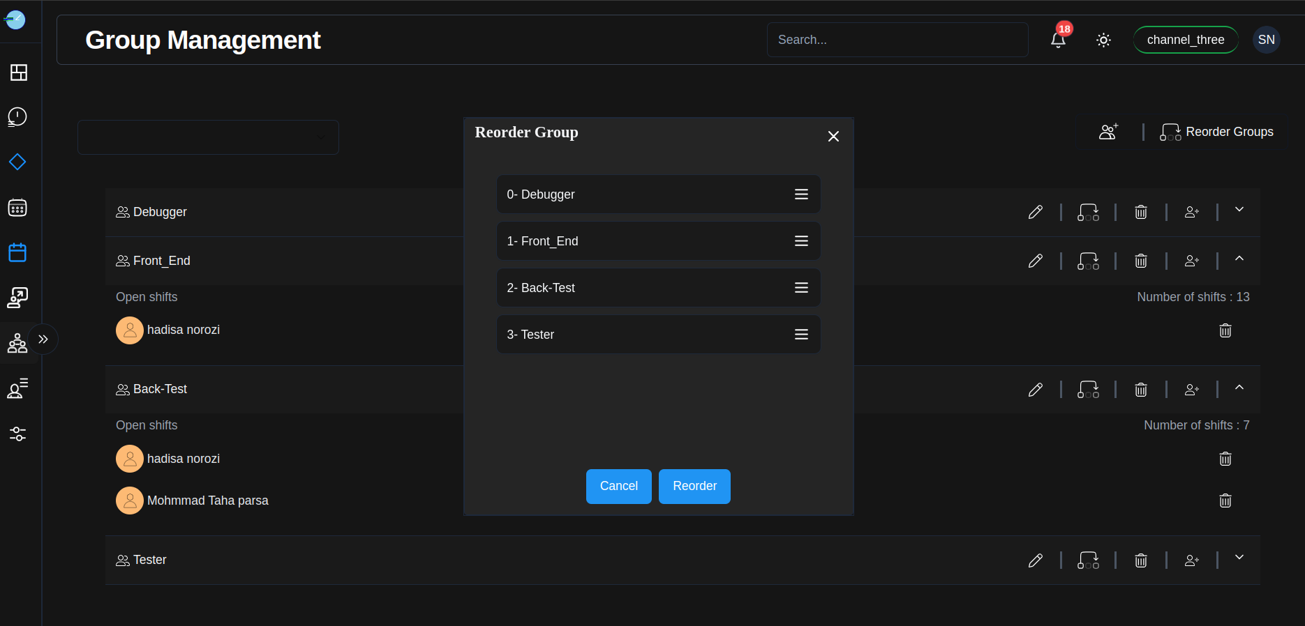 Feature showcase